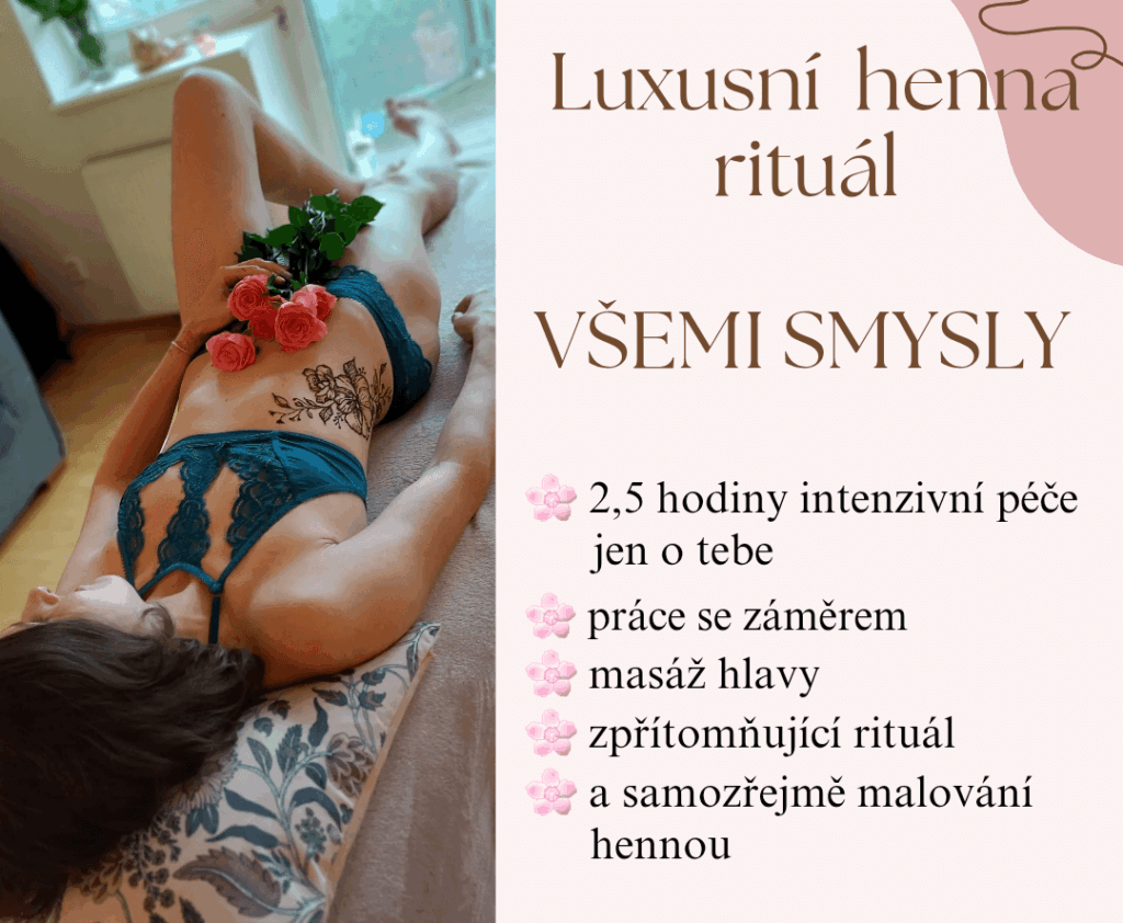 Luxusní henna rituál Všemi smysly
